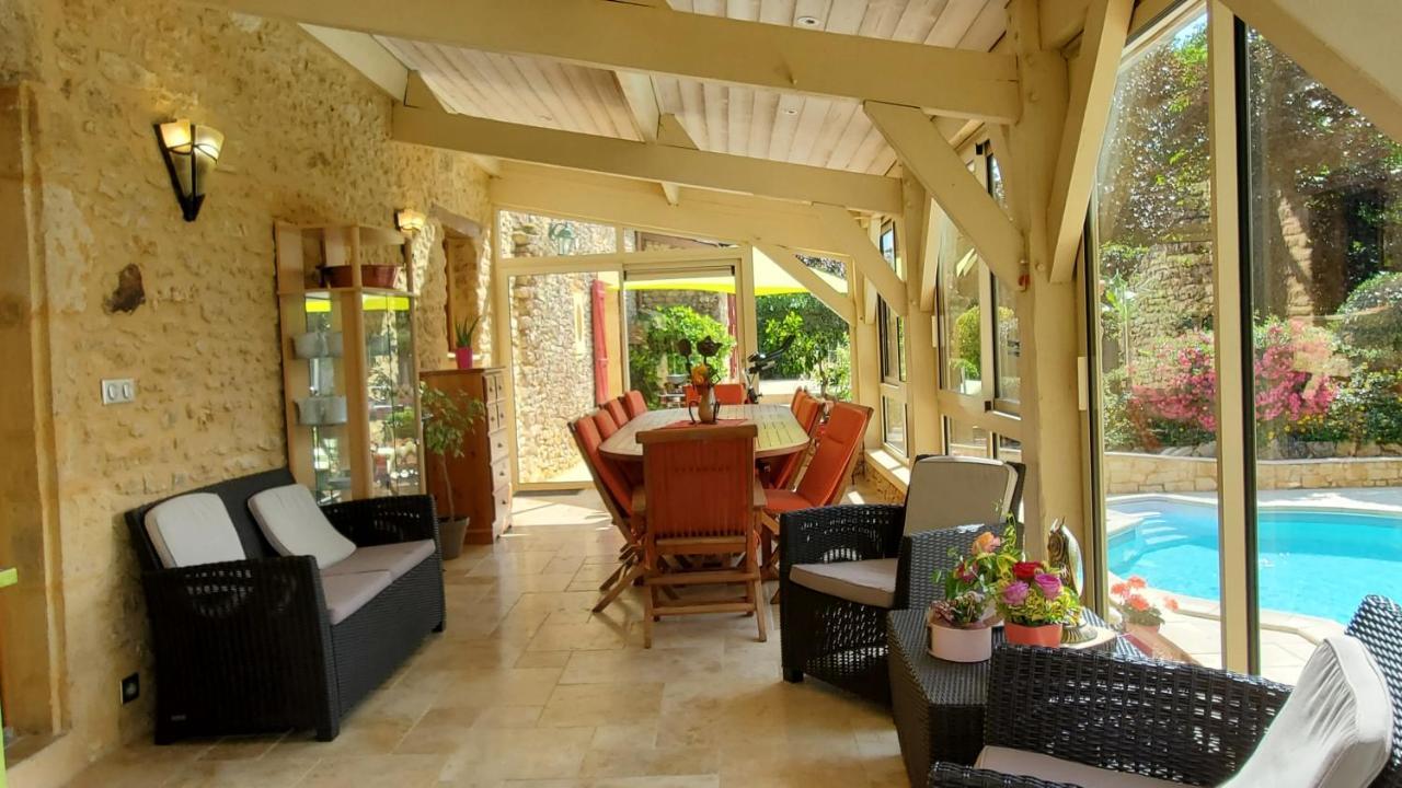 Domaine De La Dame Blanche Hotel Siorac-en-Perigord Bagian luar foto